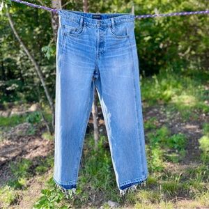 Banana republic button-fly relaxed-fit ranger-straight jeans